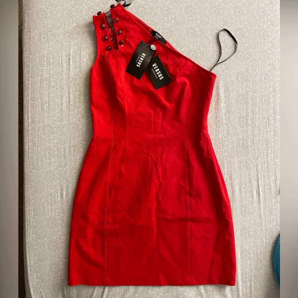 Versus Versace Cherry red mini dress